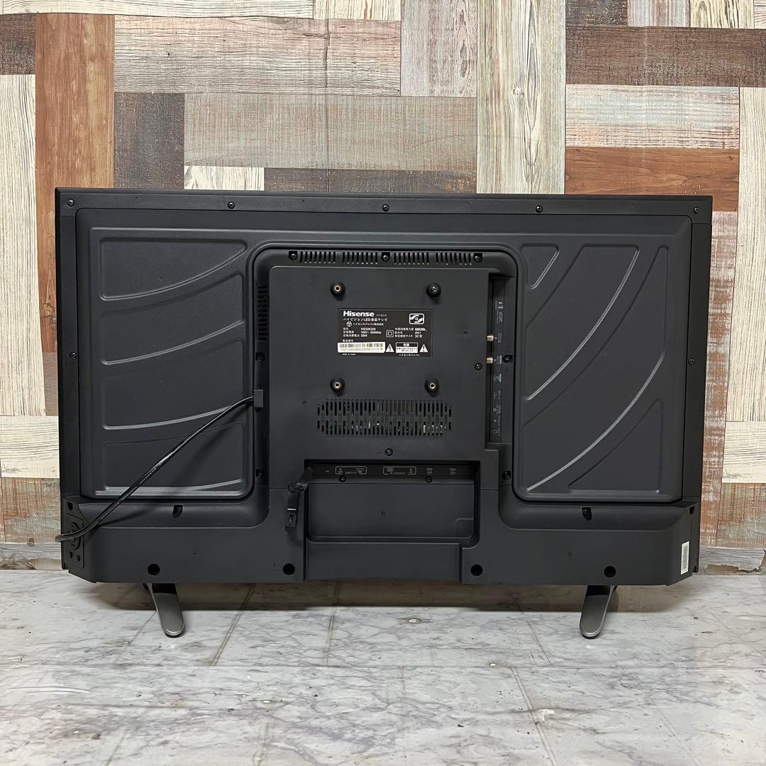 天才肌さん全国送料込ハイセンス32型液晶テレビ外付HDD裏番組録画対応、箱付き