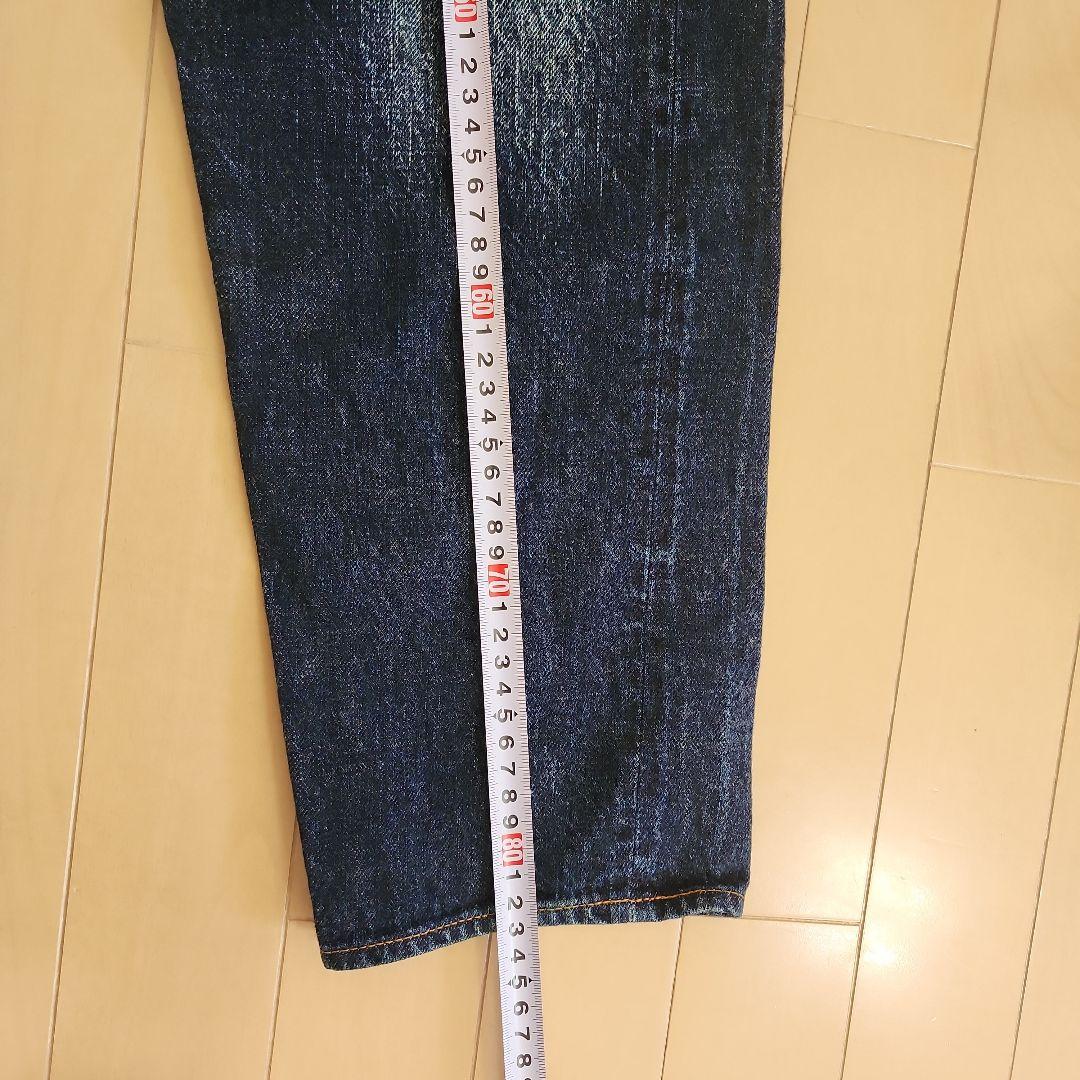 未使用品　デニム&ダンガリー　刺繍付きイージーデニムパンツ　01 150 SM