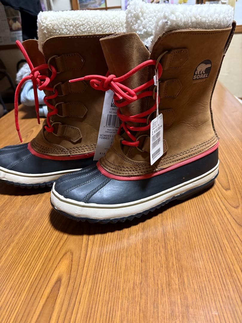 【最終価格】SOREL スノーブーツ 女性用 25cmブラウン