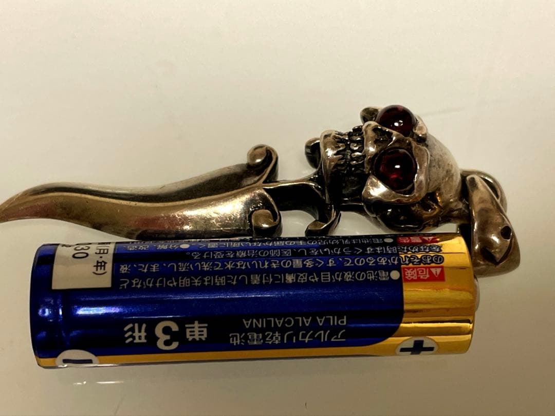 【週末限定値下げ】スカル クロー ネックレス トップ 925 A&G