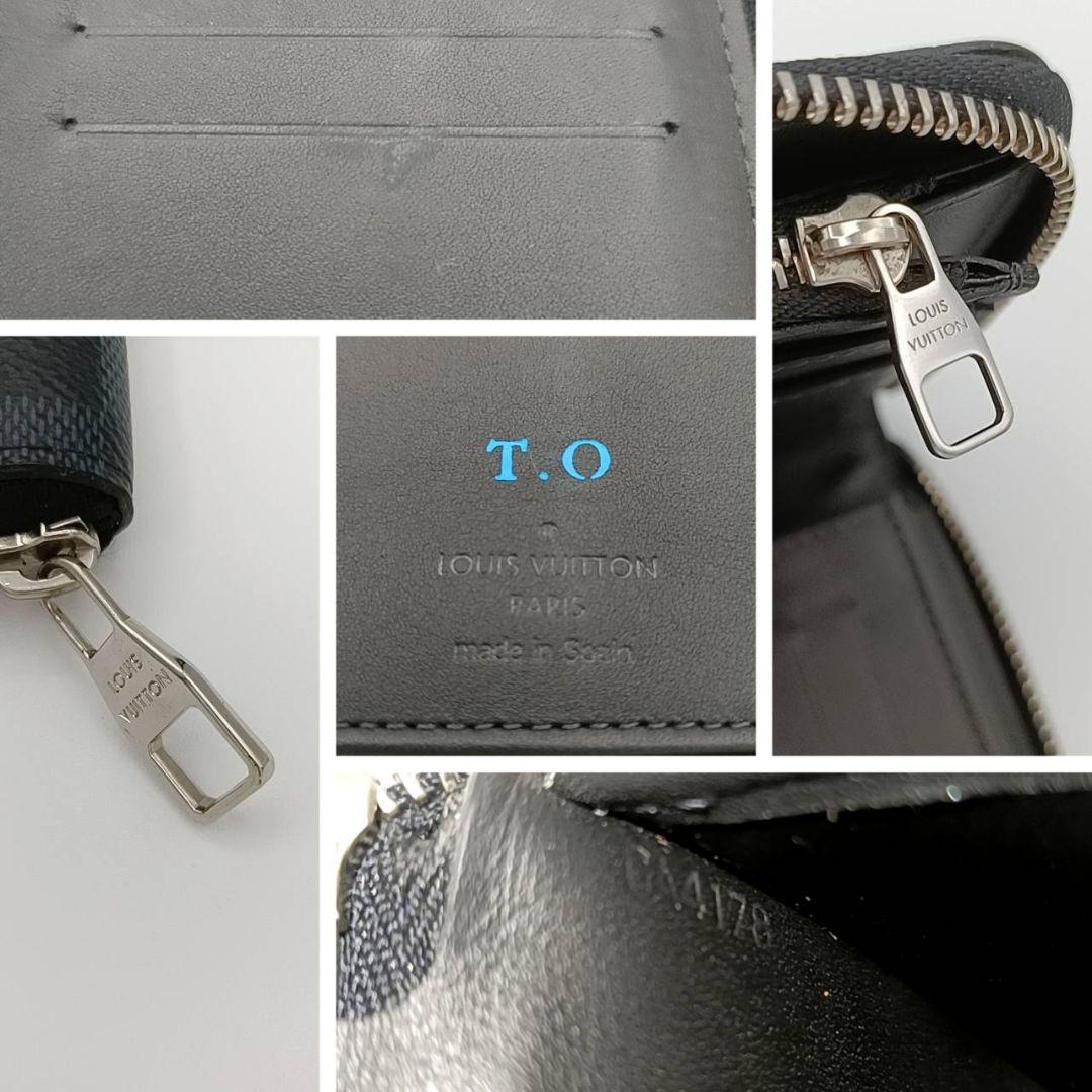 ルイヴィトン　ジッピーウォレット　ヴェルティカル　ダミエコバルト　長財布