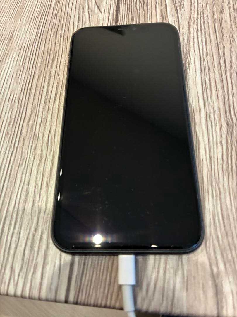 【美品】Apple iPhone 11 ブラック　本体（未使用ケーブル付）