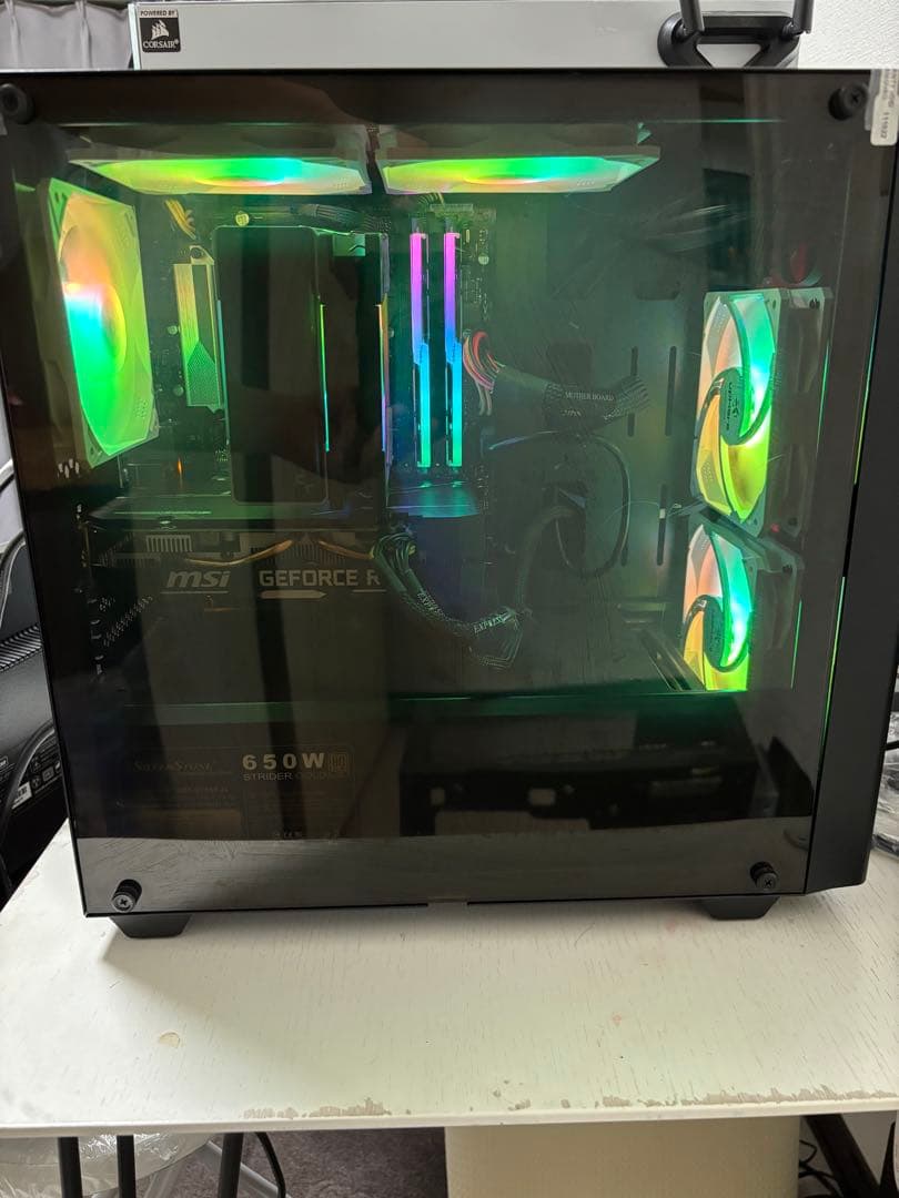 【動作保証有】RGBカスタマイズ済みゲーミングPC