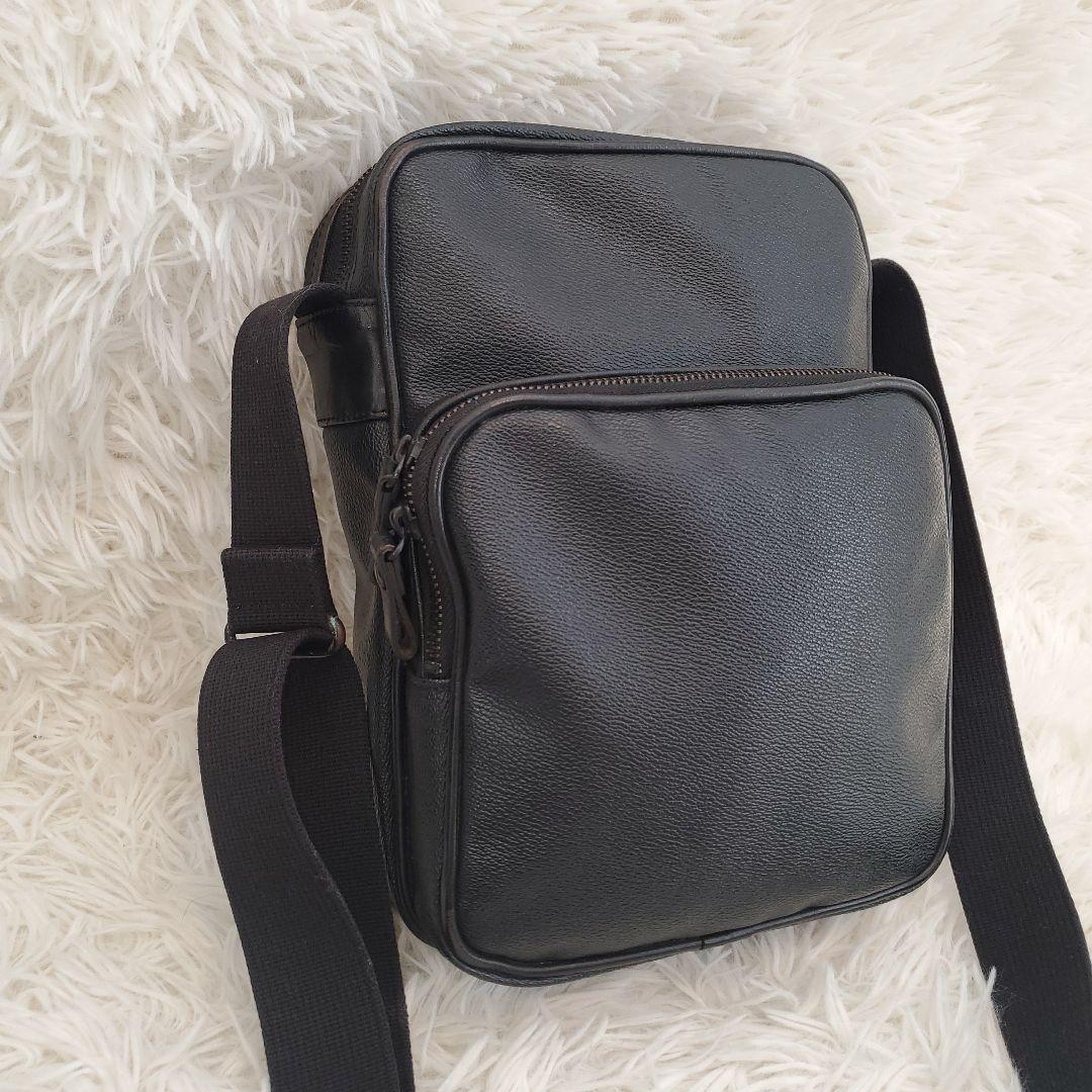 ⭐極美品⭐PORTER ブラック ショルダーバッグ pvc×レザー