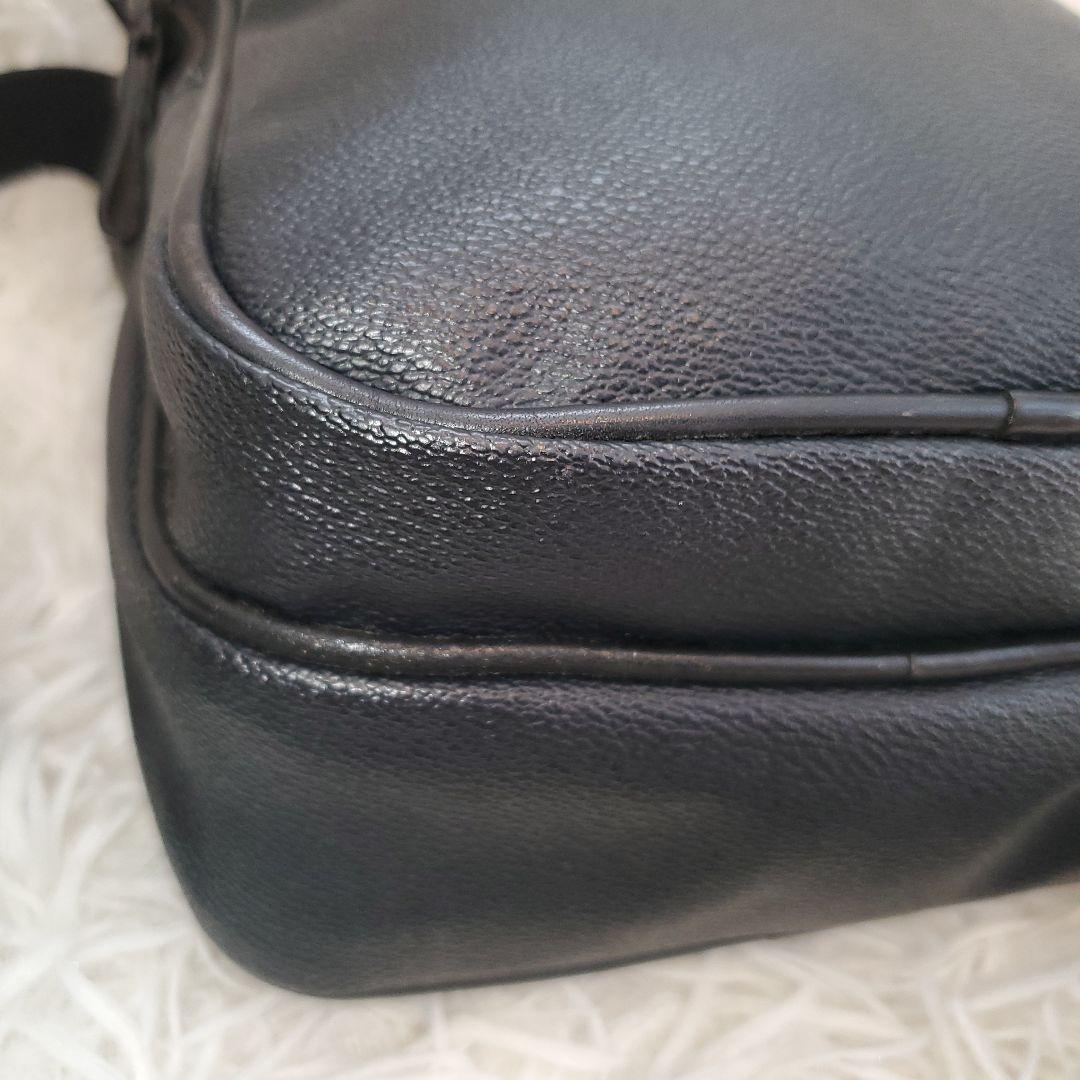 ⭐極美品⭐PORTER ブラック ショルダーバッグ pvc×レザー