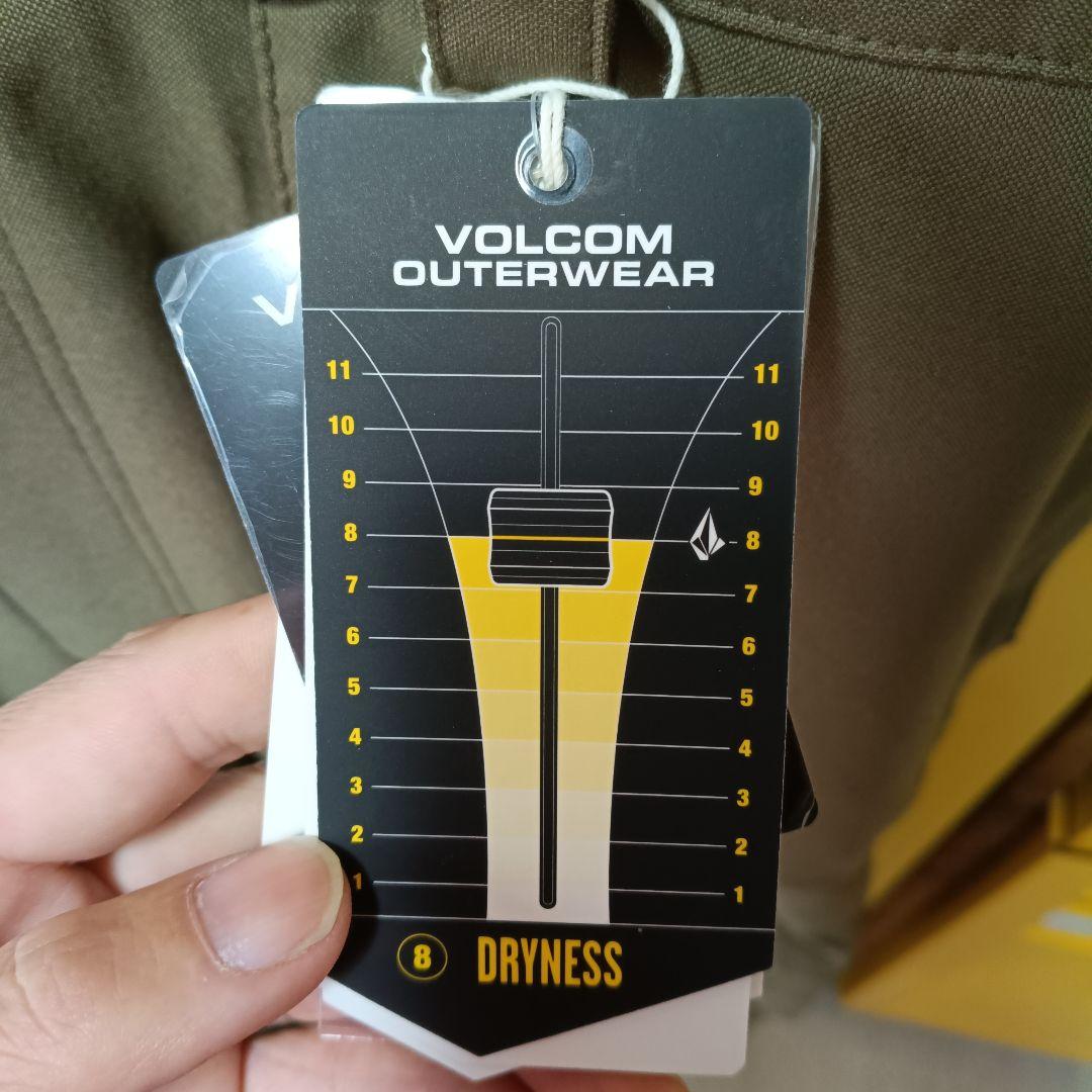 スノーボード　ボルコム　ビブパンツ　ダークブラウン　Lサイズ　新品