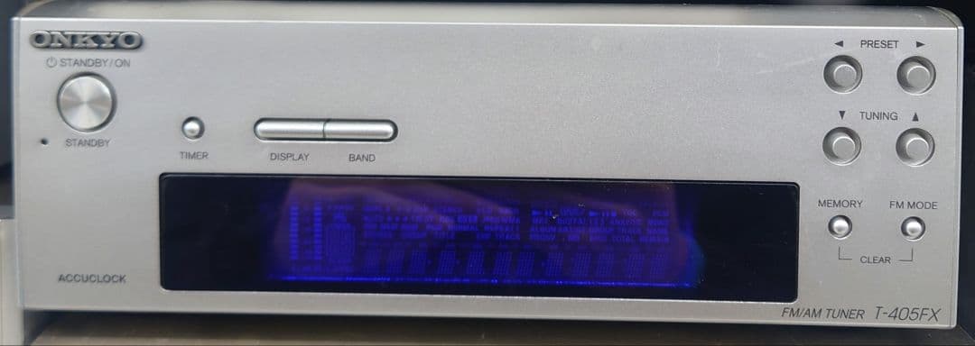 ★ONKYO　T-405 FXステレオチューナー