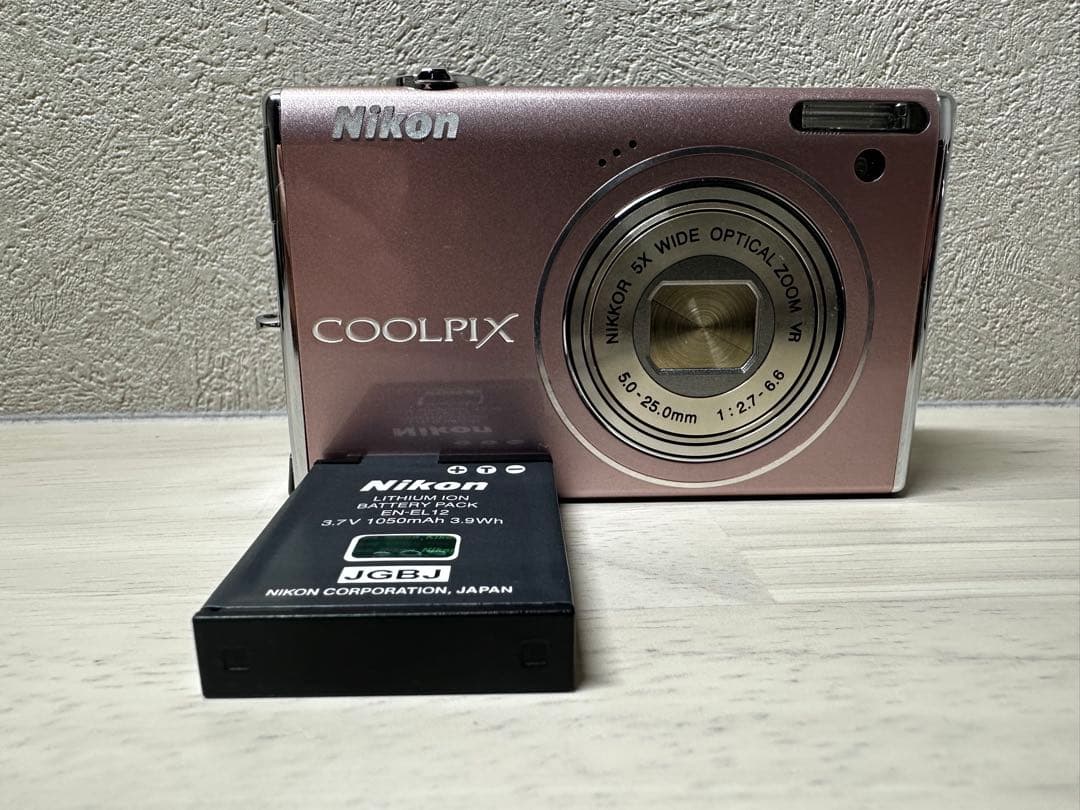 【極美品】Nikon COOLPIX S640 ピンク　デジカメ　コンデジ