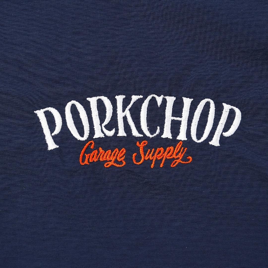 PORKCHOP ネイビー ジップアップジャケット