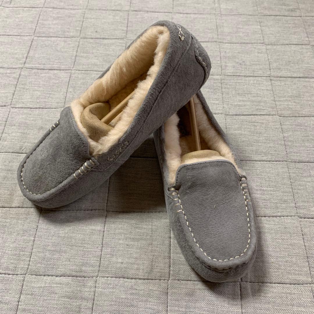【新品】UGG グレー モカシン(24.0)