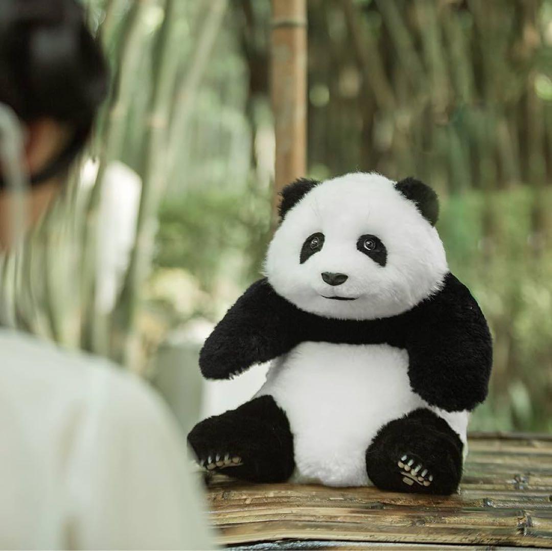 パンダのぬいぐるみ　かわいい　手作り　1点物　癒やし