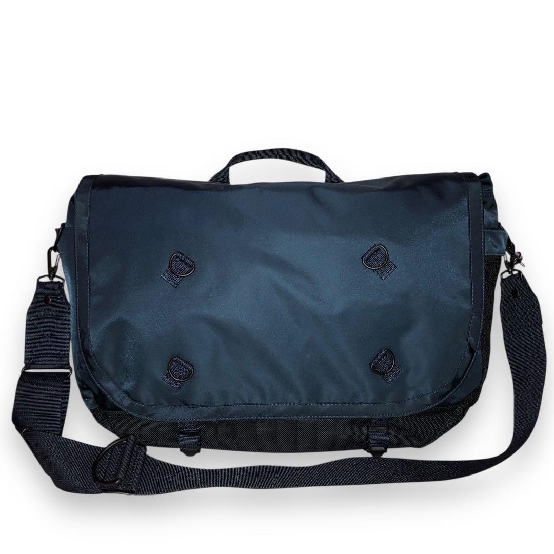 未使用級✨ポーターライド メッセンジャーバッグ ショルダーA4可 ネイビー大容量