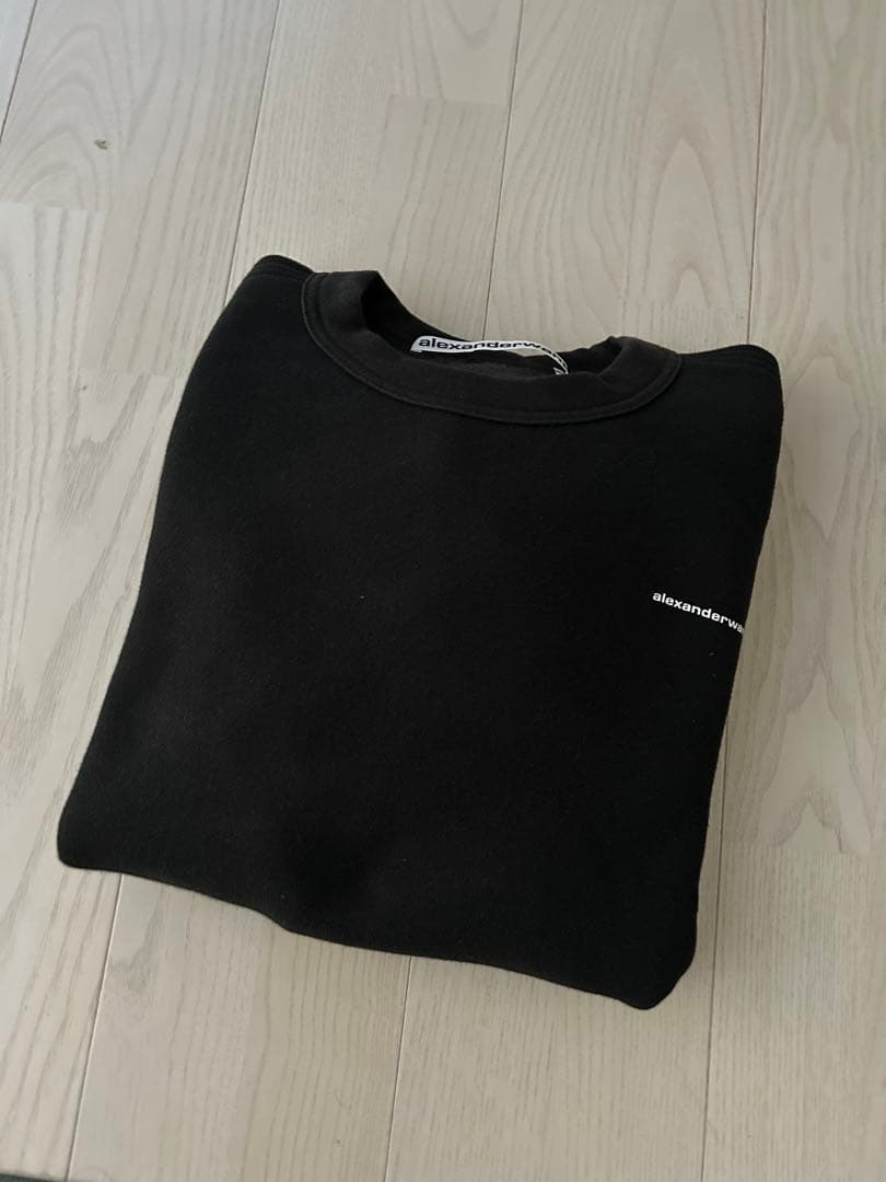 ras　Alexander Wang ブラック クルーネック スウェット