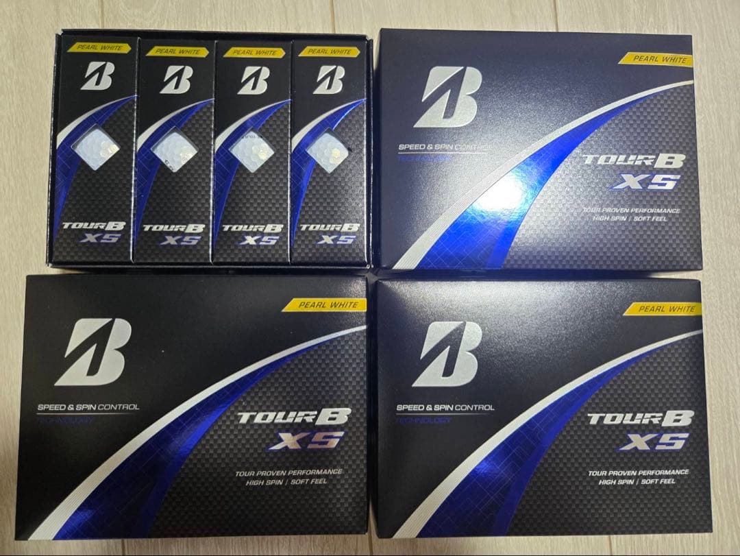 新品未使用　ゴルフボールBridgestone Tour B XS 3箱