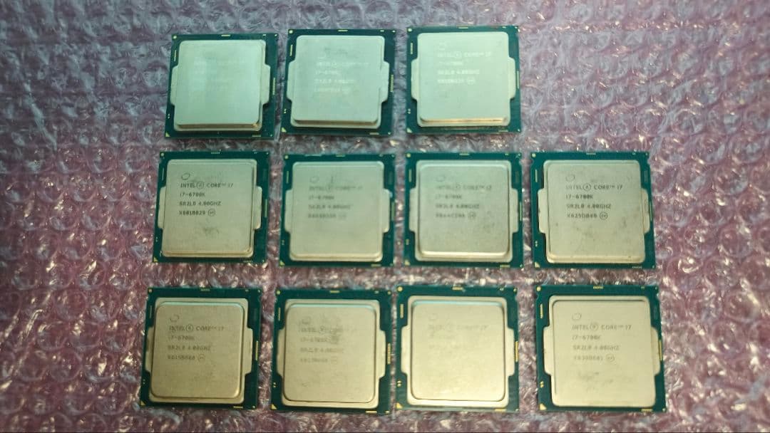 core i7 6700K 11個まとめ売り動作確認済み