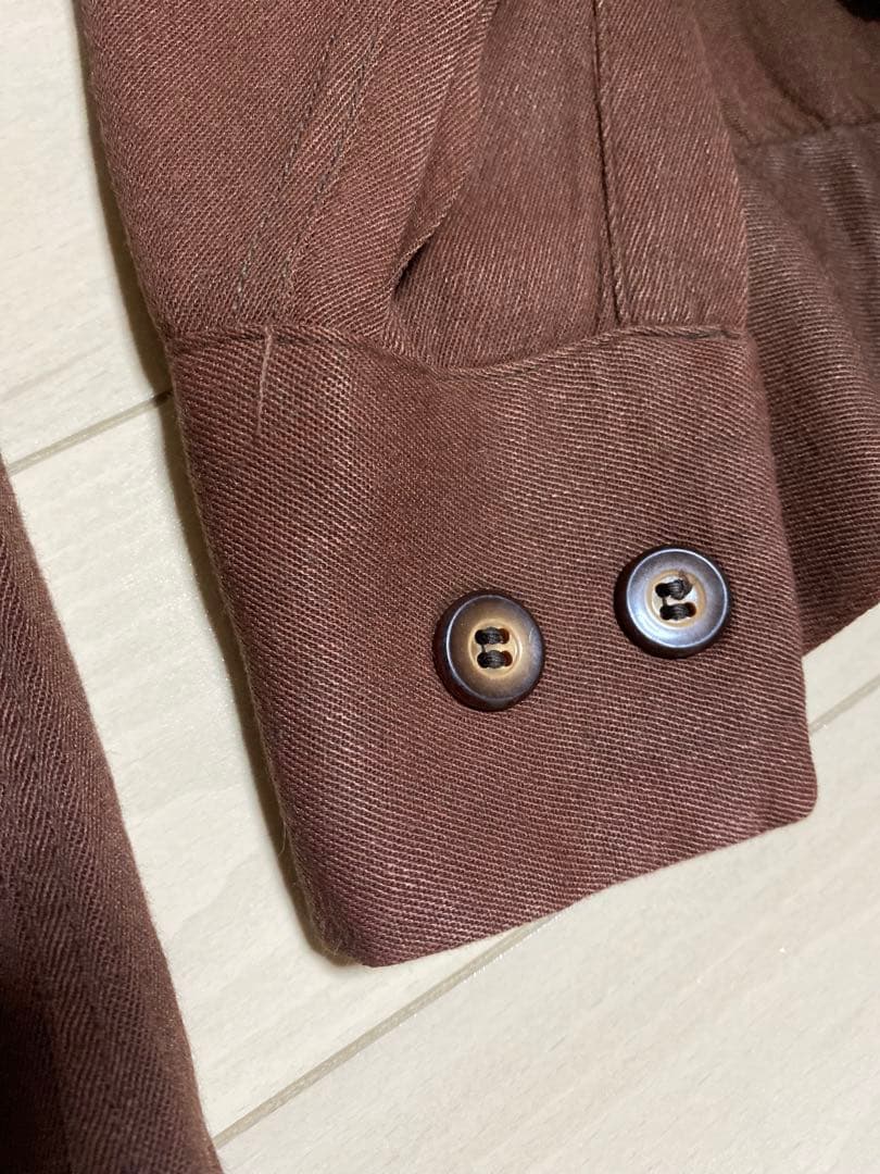 s*i様 Mac Master 50'sレーヨンシャツ 焦茶　ビンテージ