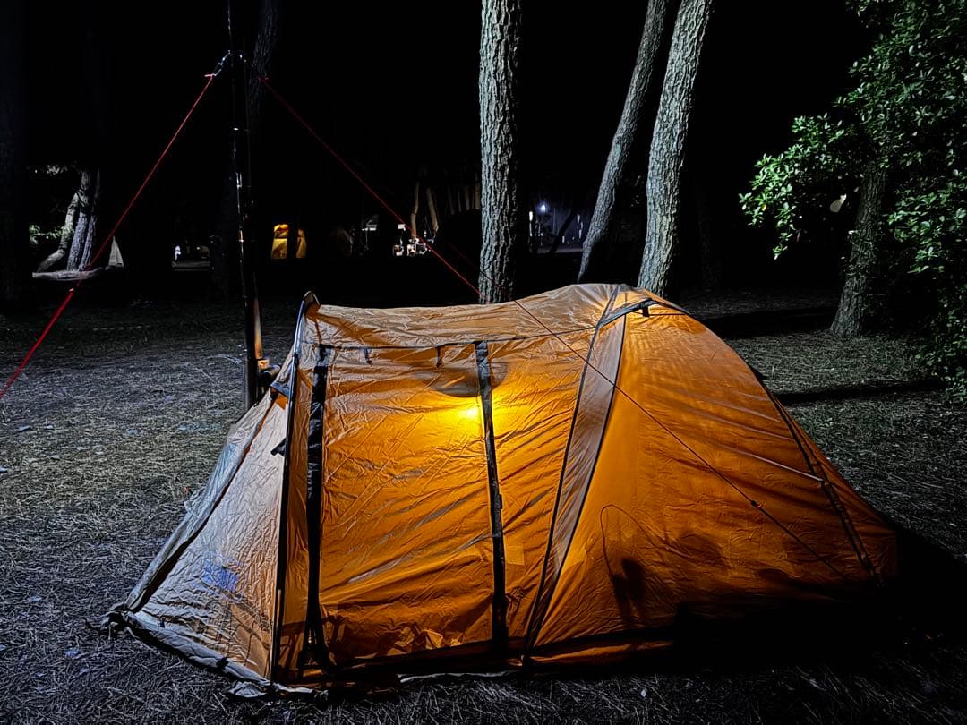 前室あり薪ストーブ設置可能テント