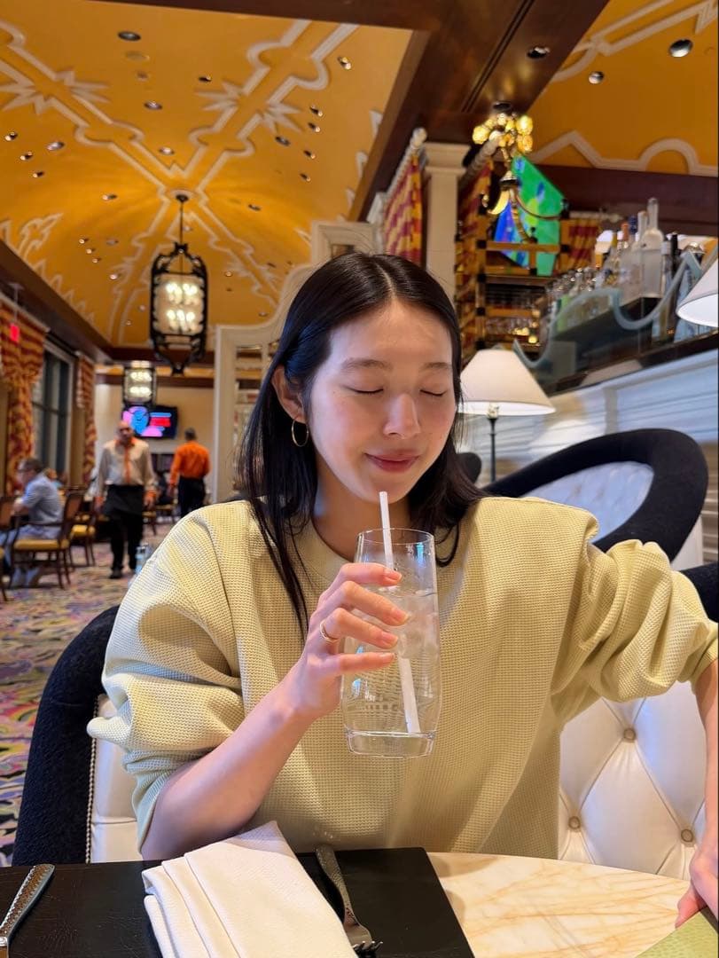 コンフォータブルリーズン POLY WAFFLE SWEAT BLACK XL