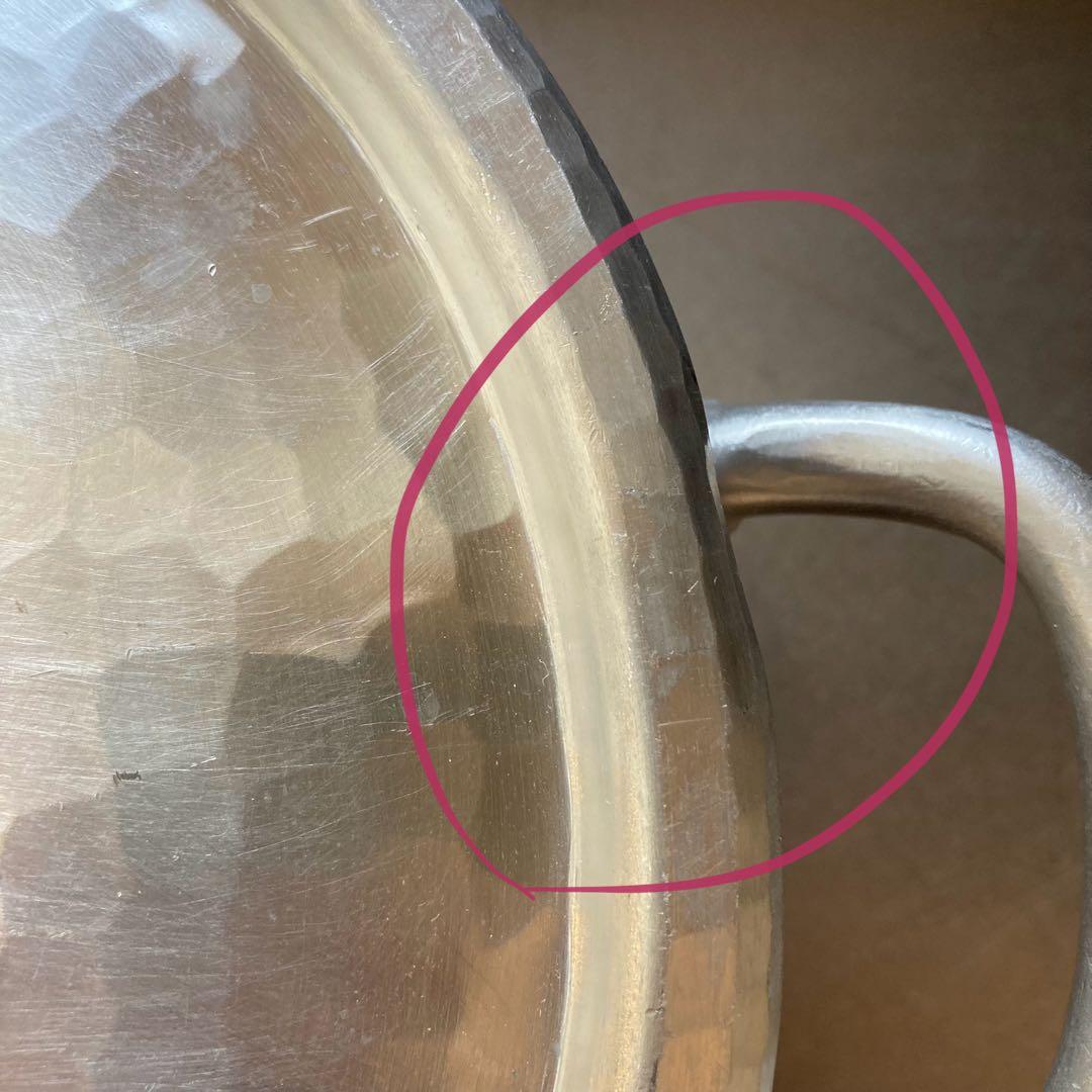 鍛金工房 WESTSIDE33 両手鍋　24cm