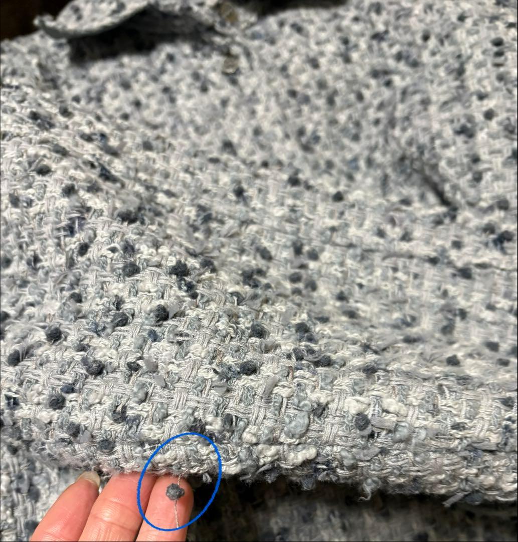 最終✳︎シーマリー cccmalie 美品 ツイードシャツジャケット 38