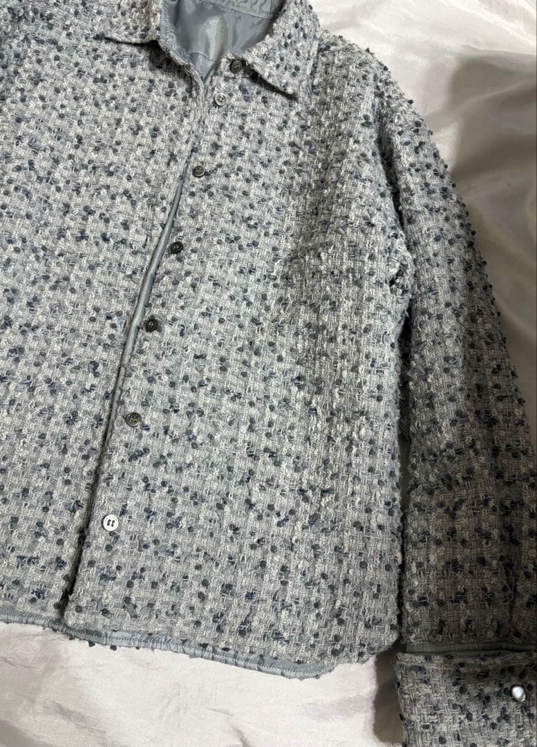最終✳︎シーマリー cccmalie 美品 ツイードシャツジャケット 38