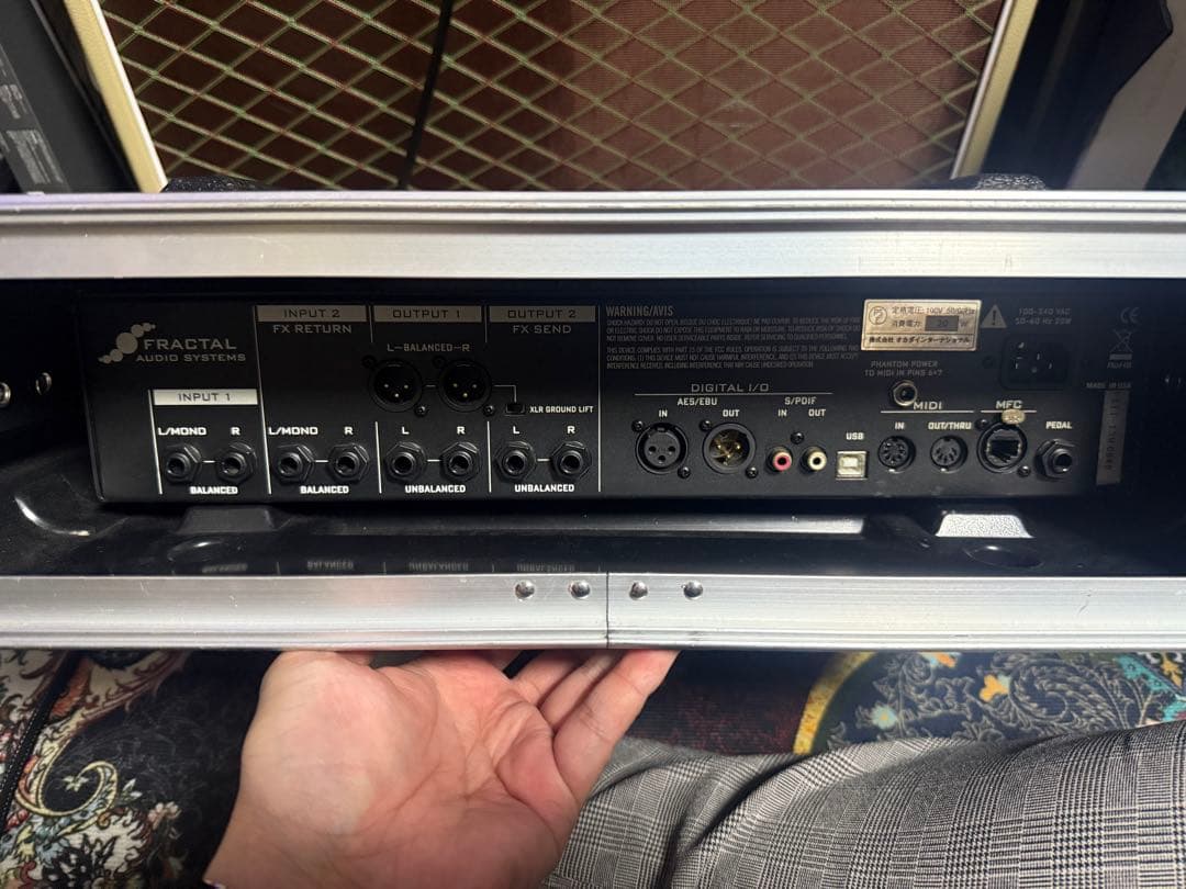 【御値打品】fractal audio Axefx2-mark Ⅱ ケース付