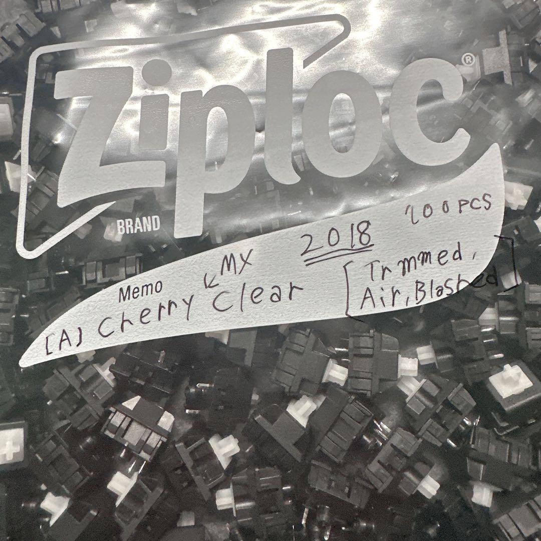 Cherry MX Clear軸 3pin 100個【おまけ付属】