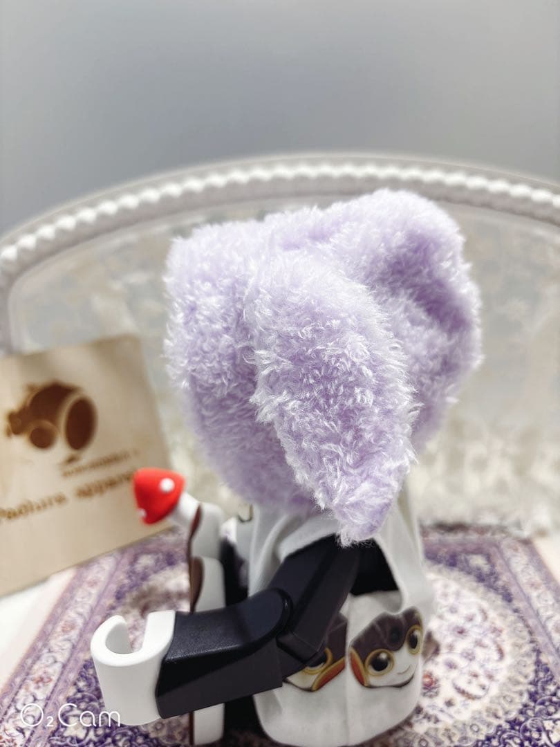 ☆【YukoAsaki】白パーカー（印刷あり）、アニマル帽子熊&うさぎ☆