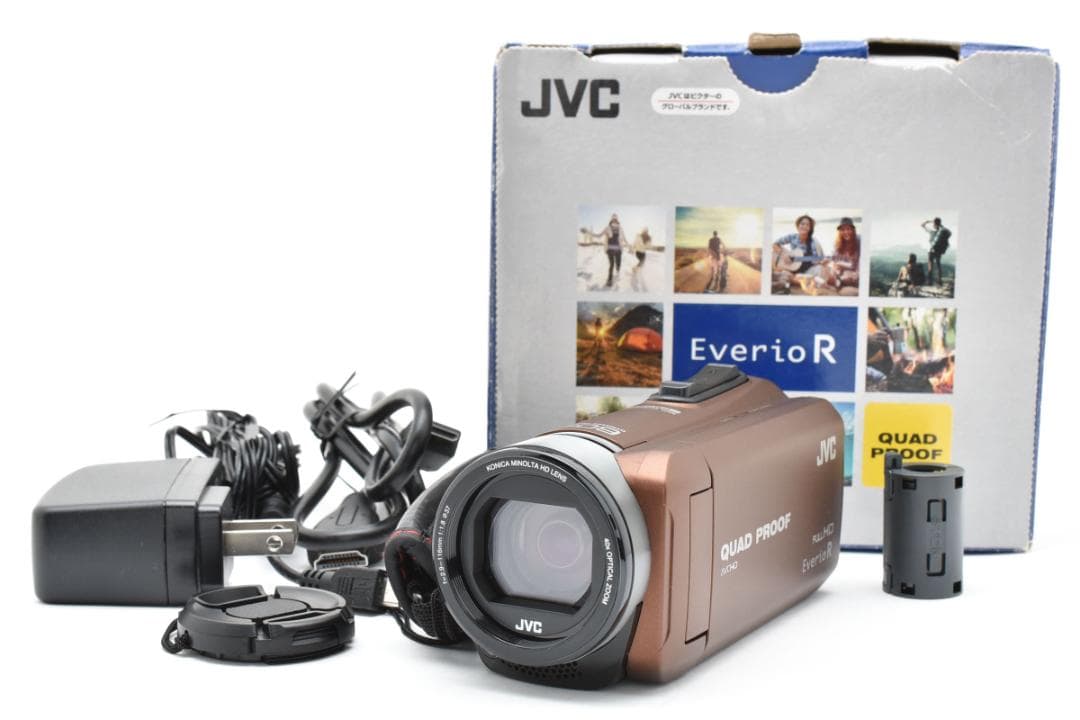 【極美品】JVC ハイビジョンメモリームービー　GZ-R400 ブラウン