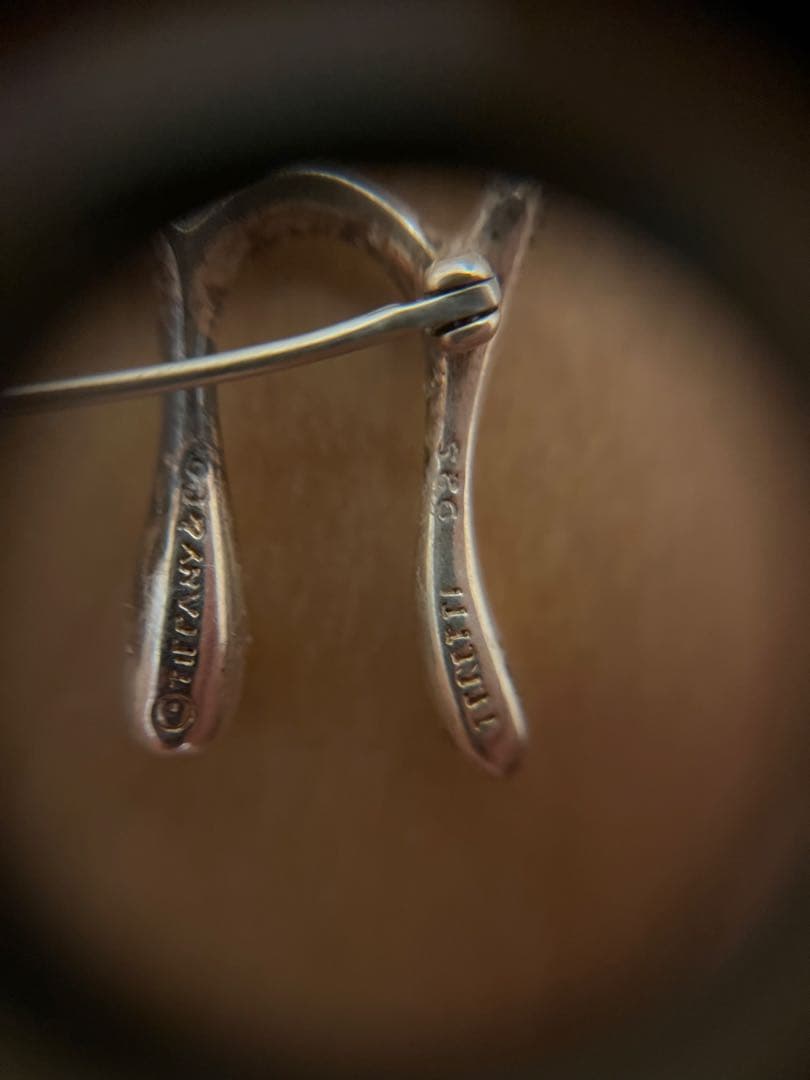 ティファニー イニシャルM ブローチ ラージ 925