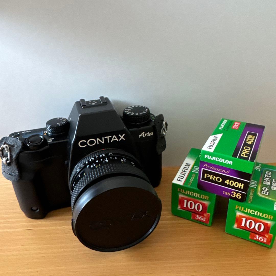 CONTAX Aria carlzeiss50mm F1.7+フィルム3本