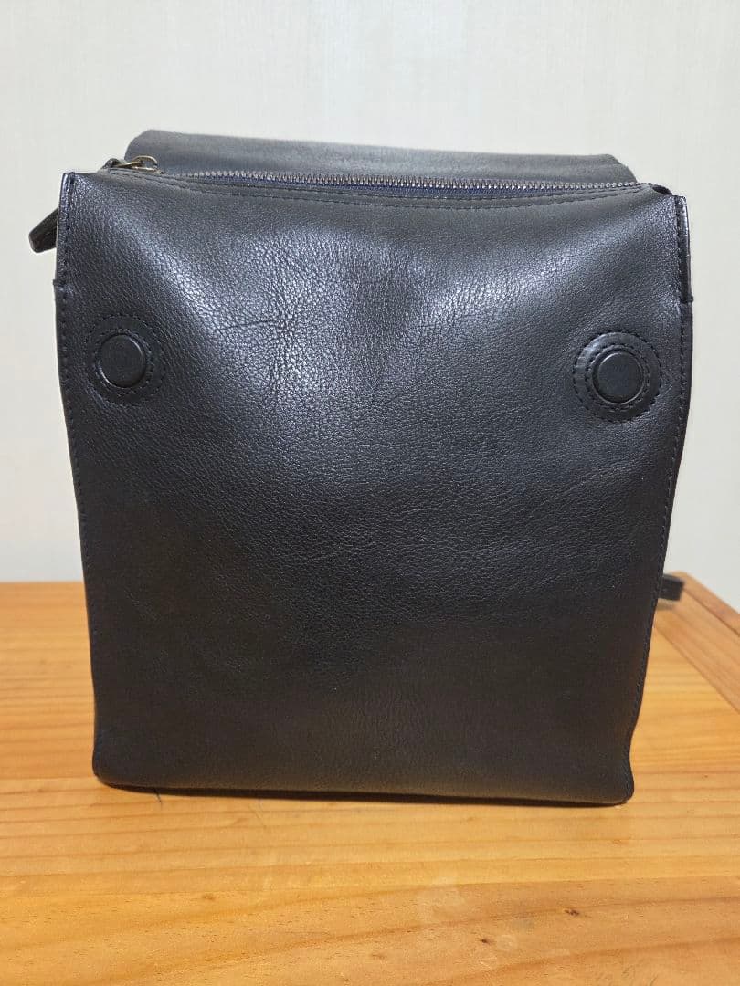 genten ミネルヴァ コンパクトリュック(ブラック) 　ランドセル　牛革