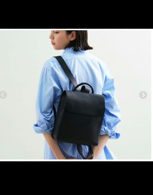 genten ミネルヴァ コンパクトリュック(ブラック) 　ランドセル　牛革