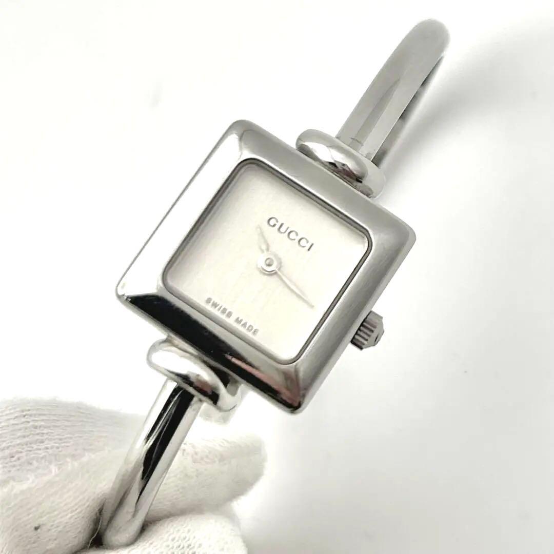 【稼働品】グッチ　クォーツ　腕時計　0228146 新品電池