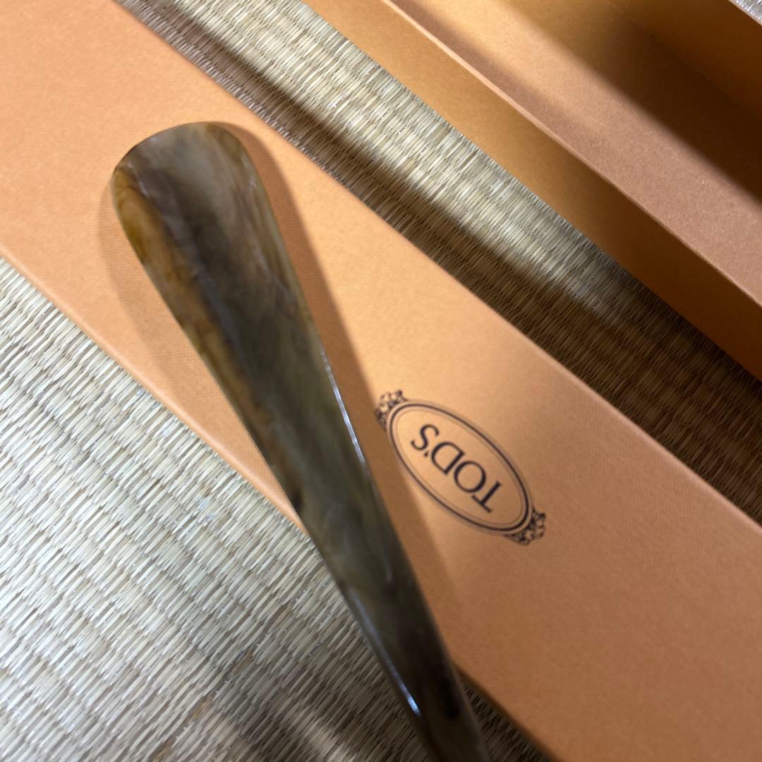 未使用　TOD’S 靴べら　袋　箱付き