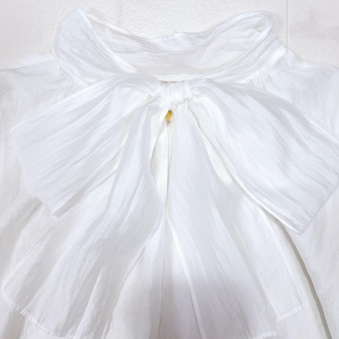 beautiful life ノーリーズ 2WAYシアーリボンブラウス