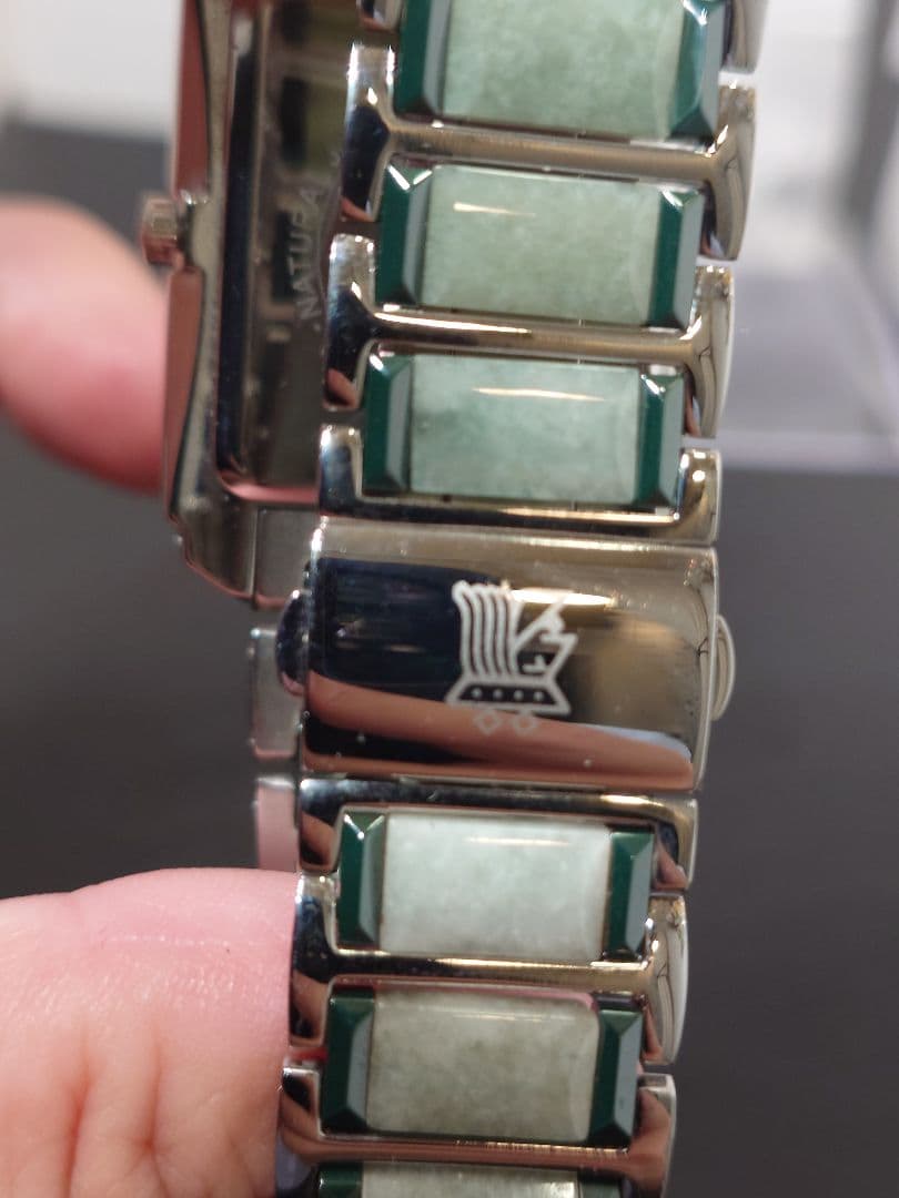 モンテキング　天然翡翠　レディース腕時計　可動品