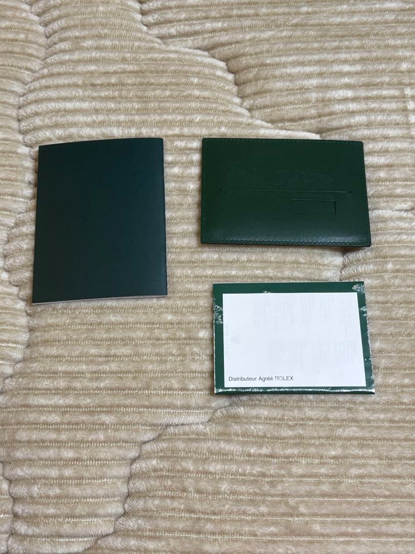 ROLEX Datejust グリーンレザーケース※ギャランティカード付き