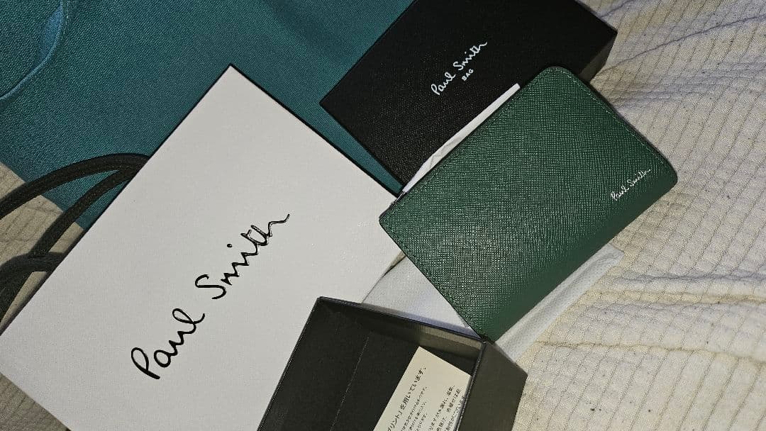 新品 袋 タグ等全て有♡ポール・スミス キーケース&ケース◡̈本革