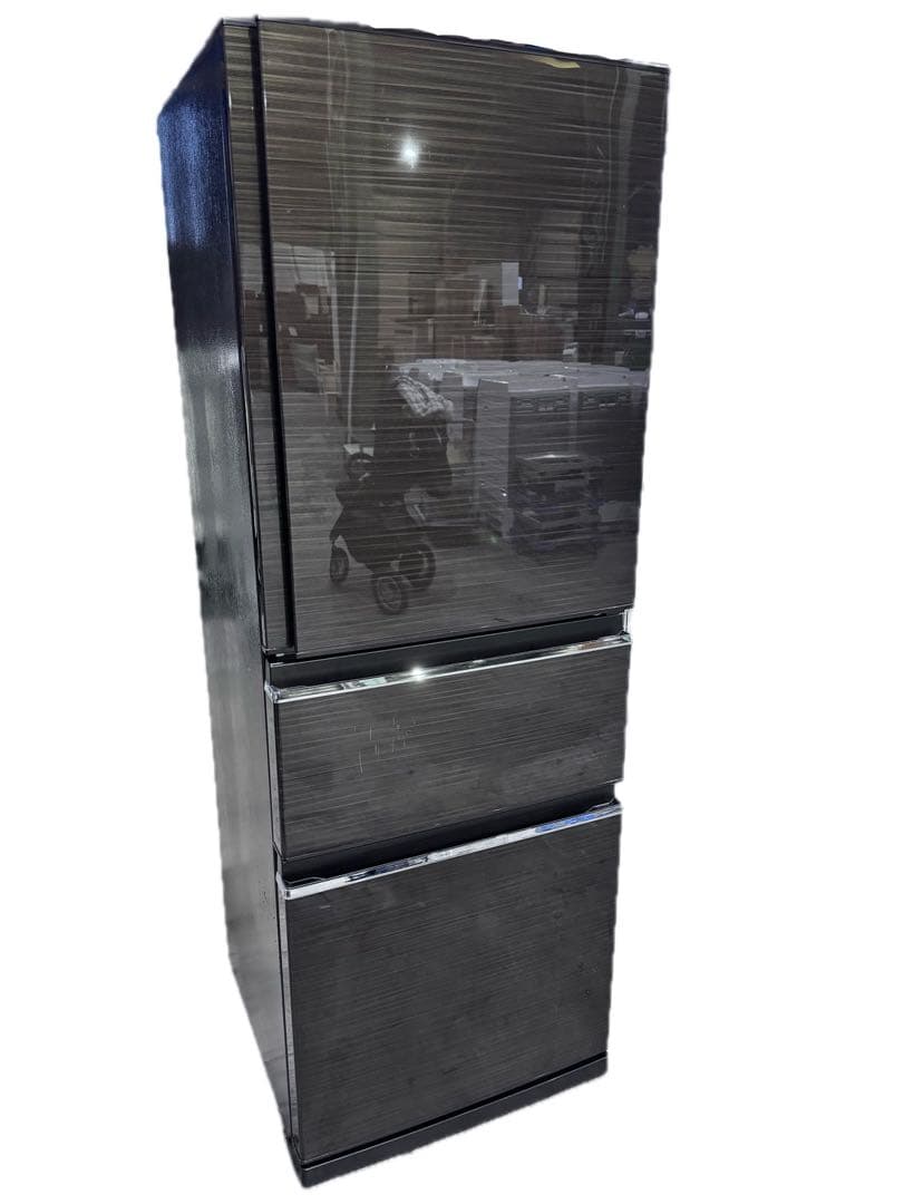 三菱 330L 冷蔵庫 MR-CX33F-BR 2021年製 3ドア冷蔵庫 ①