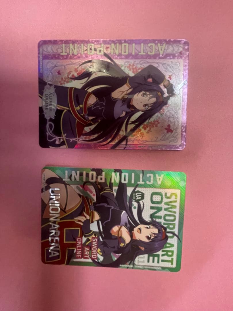 sao ユウキ AP アクションポイント2枚セット　ユニアリ　ユニオンアリーナ