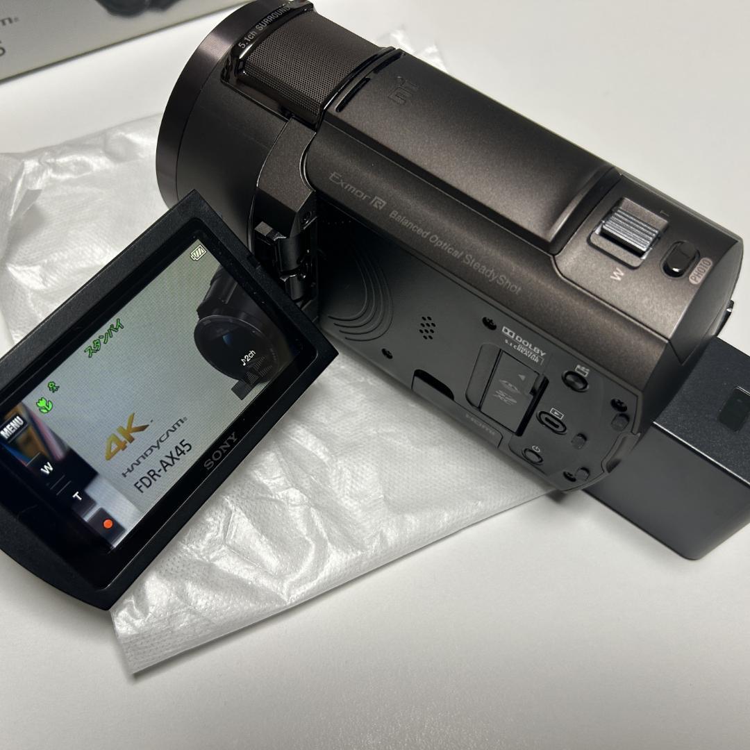 SONY FDR-AX45 4K ビデオカメラ 本体＋付属品