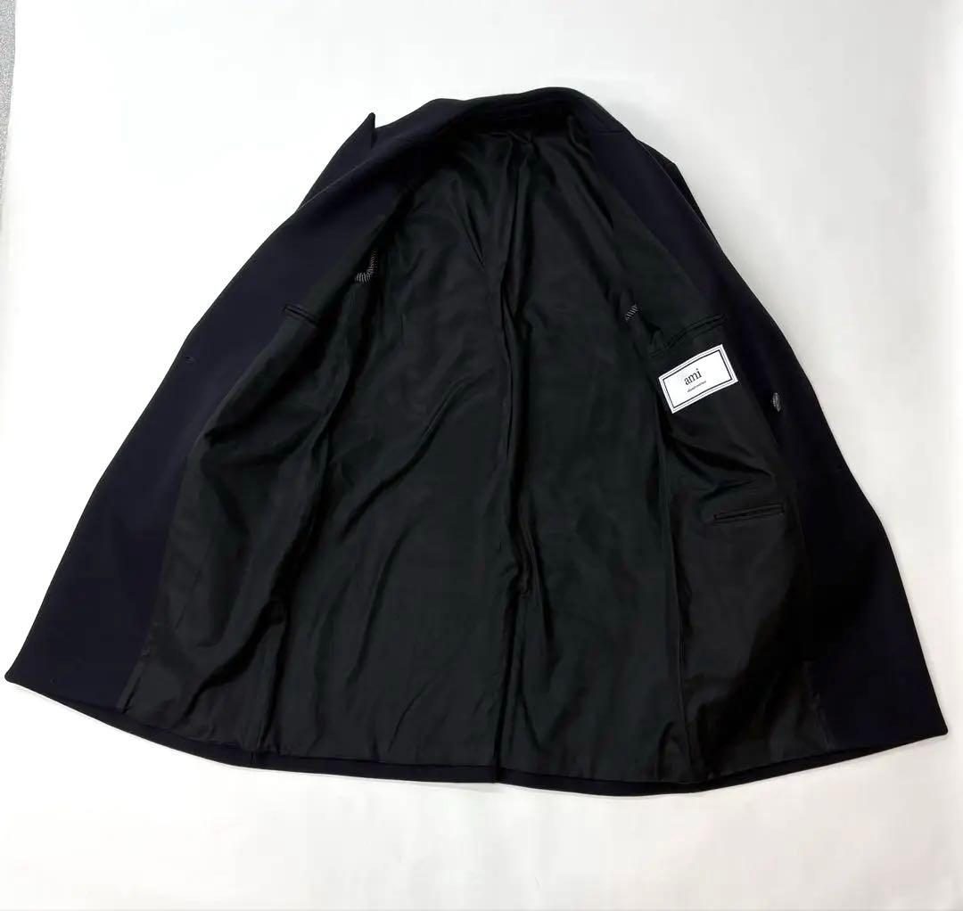 Ami Paris ダブルブレスト チェスターコート 48 ピークドラペル