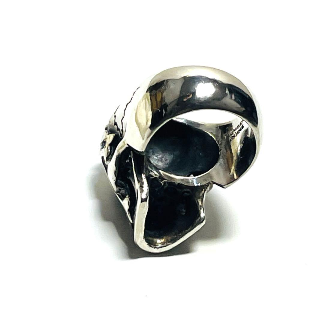 値下げ不可◆ナンバーナイン マジカルデザイン◆スカルリングsilver950