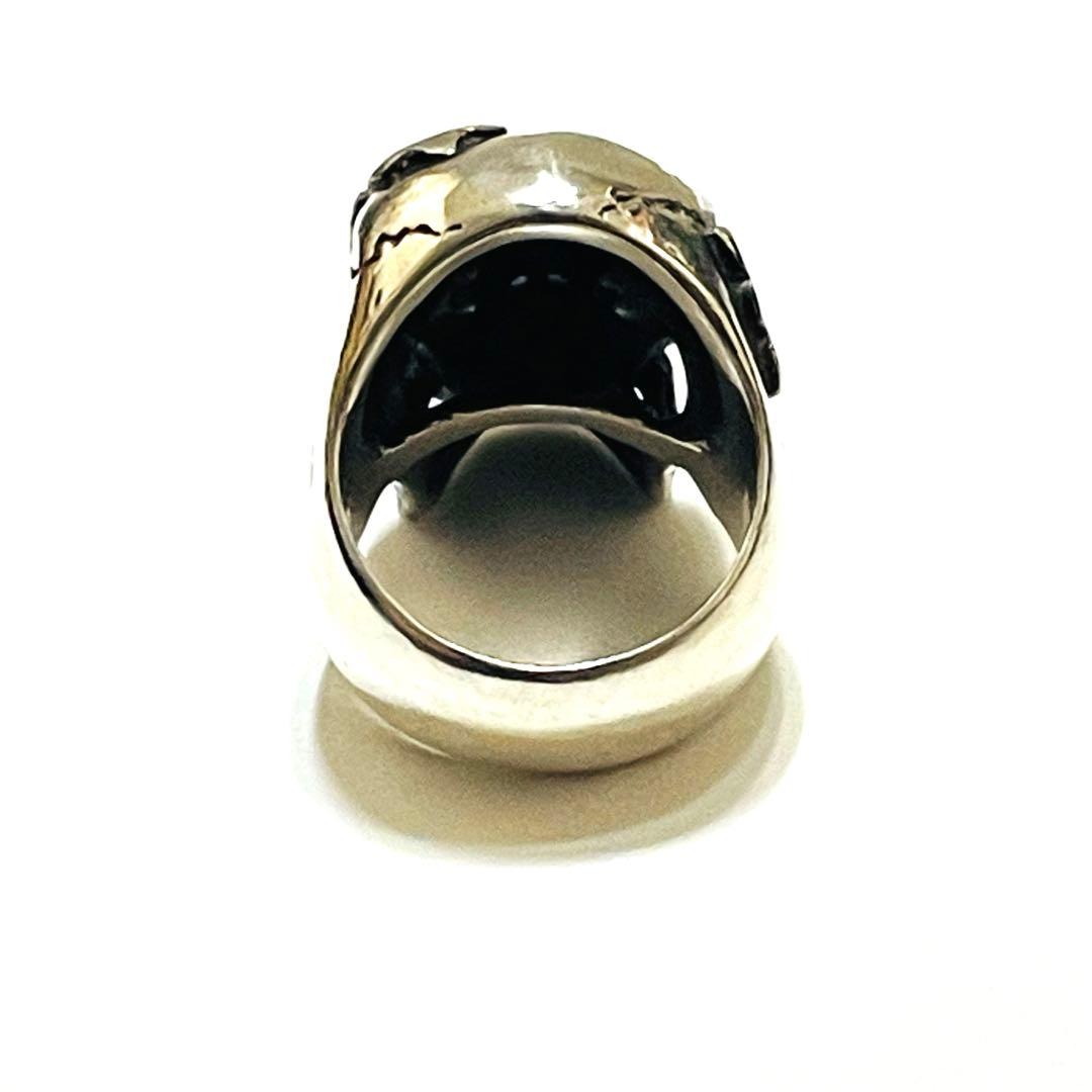 値下げ不可◆ナンバーナイン マジカルデザイン◆スカルリングsilver950