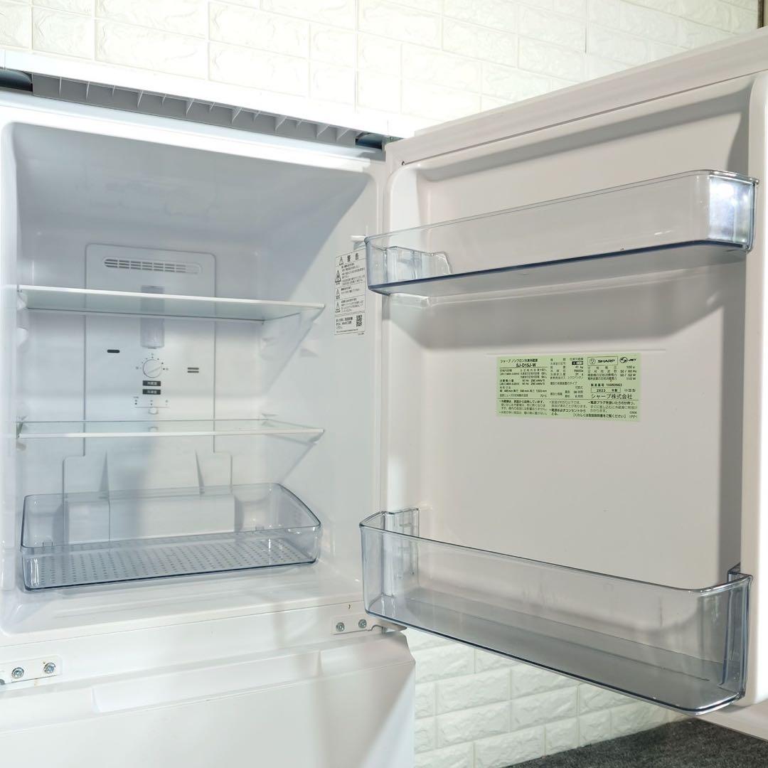 SHARP 冷蔵庫 SJ-D15J-W 152L 2023年製 家電 G019