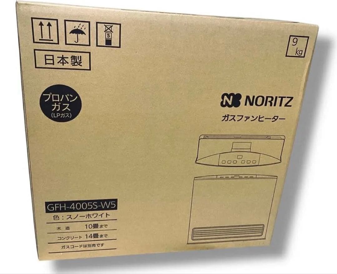 新品 未開封 NORITZ GFH-4005S W5 LP ガス ファンヒータ