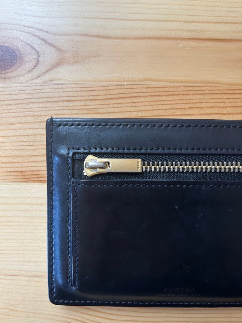 PORTER BILL CORDOVAN WALLET ブラック