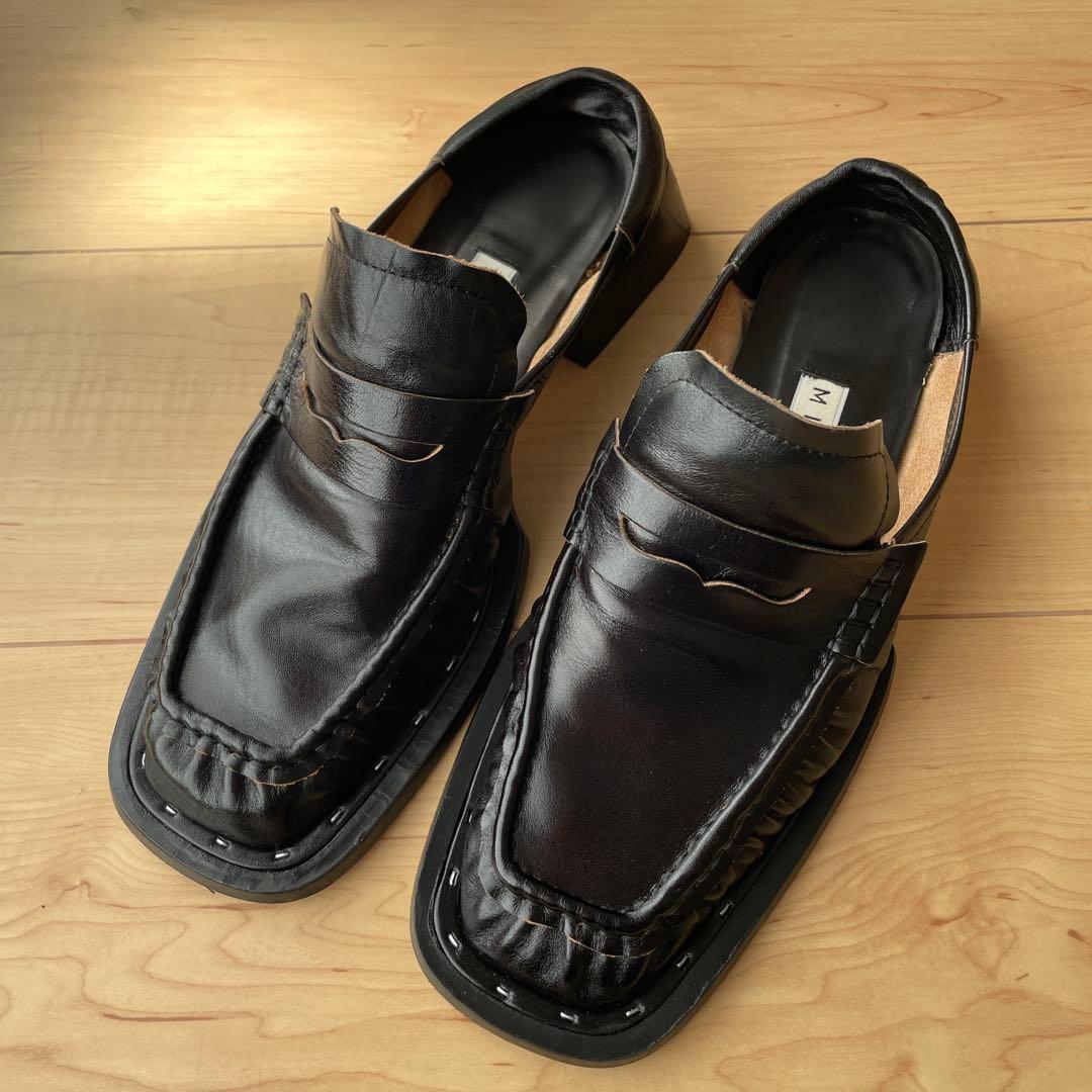 MIISTA ブラック ローファー