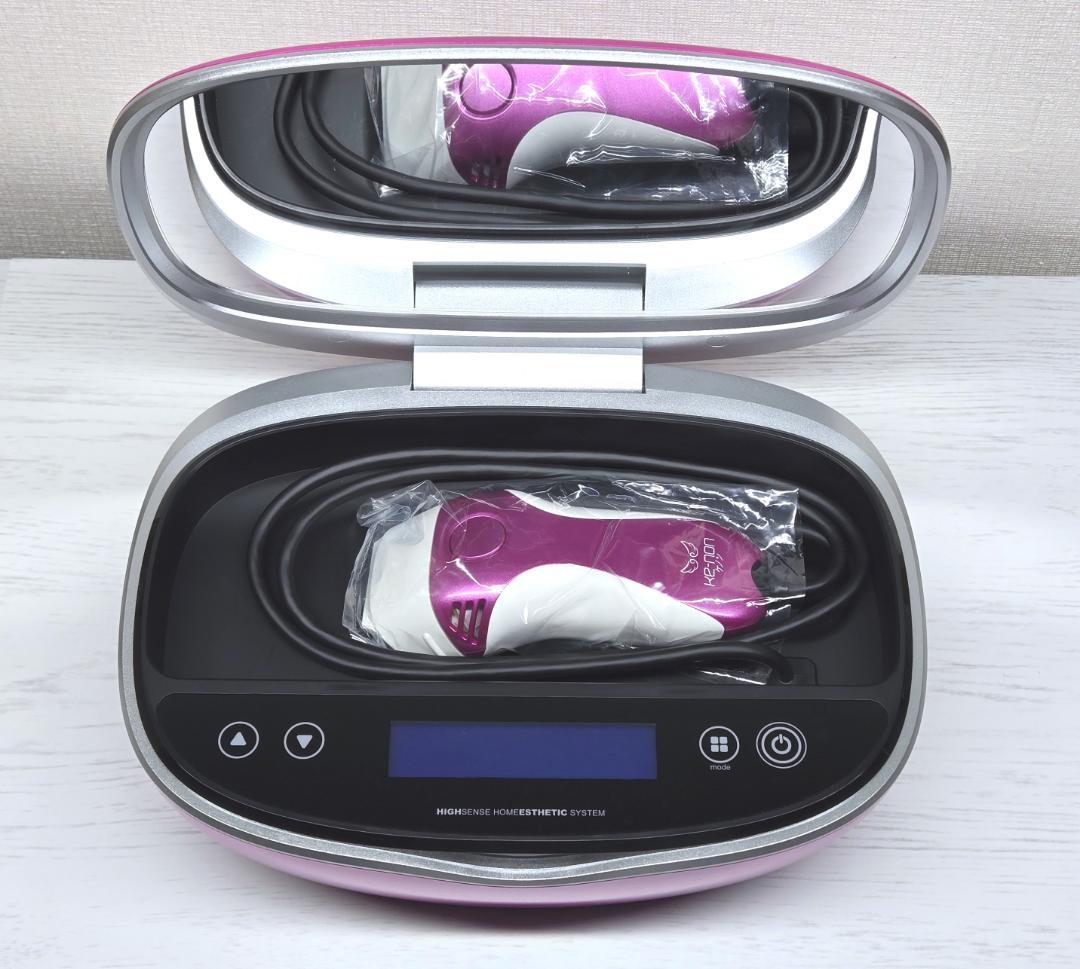 【ほぼ未使用/付属品完備】脱毛器 ケノン Ver 8.0 シャインピンク